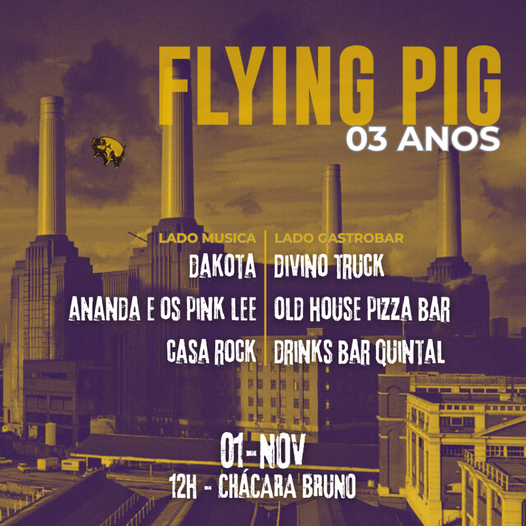 Festa de 3 anos da Flying Pig