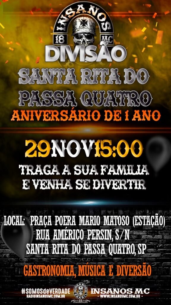 Aniversário Insanos MC SRPQ